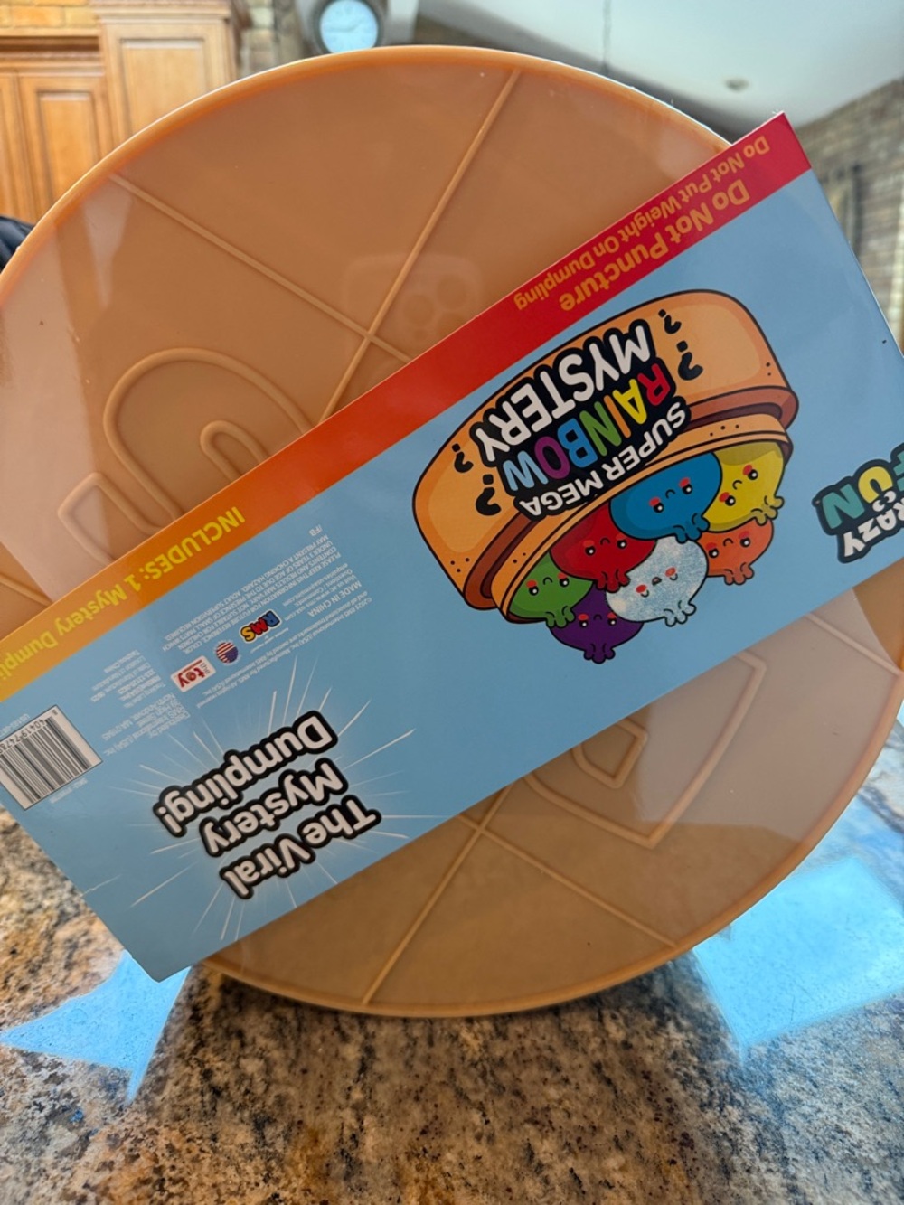 *VIRAL RARE* GIANT MEGA DUMPLING Rainbow Mystery Squishy Bun Dumpling 8LB ! - Picture 8 of 9